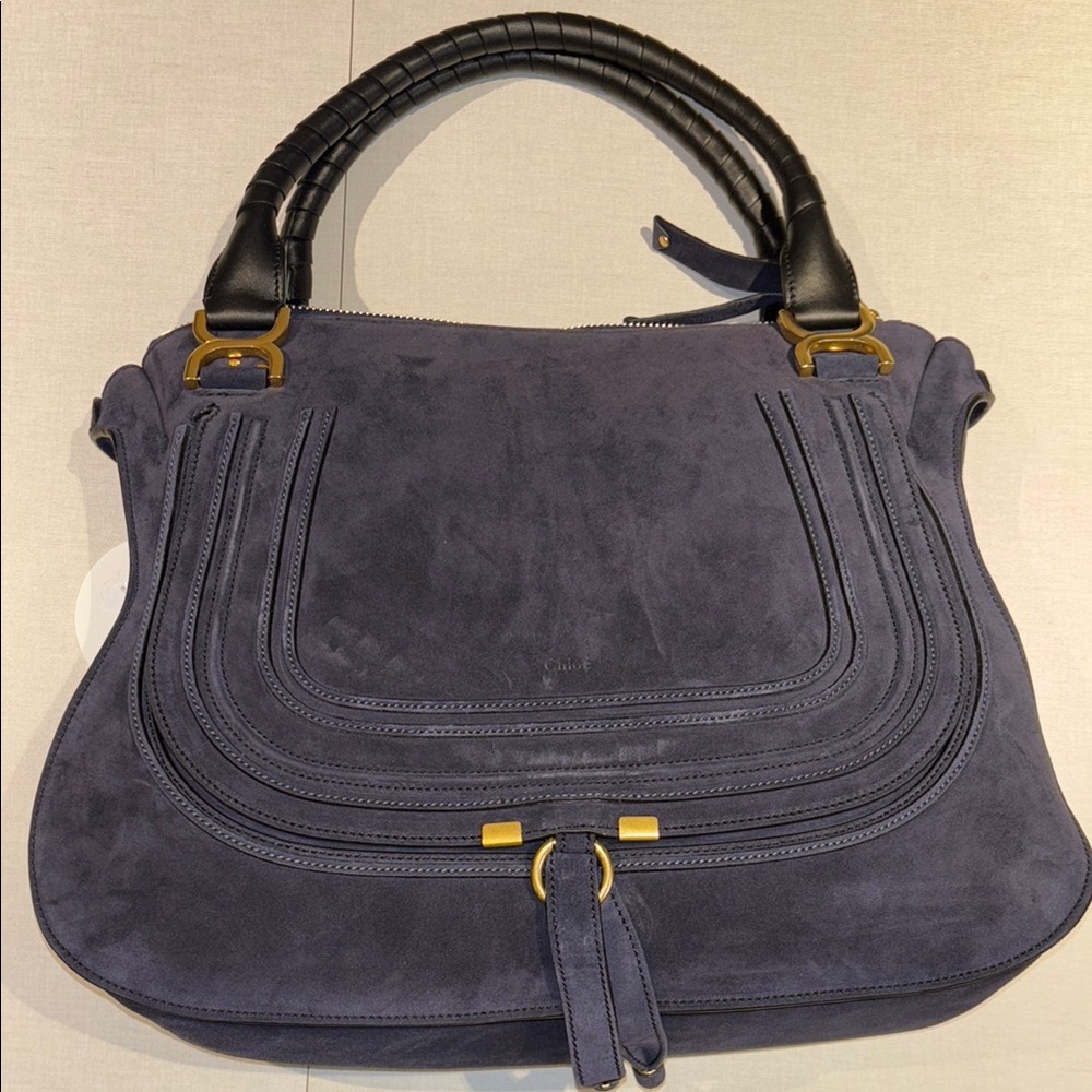 Chloe Large Double Carry Midnight Blue